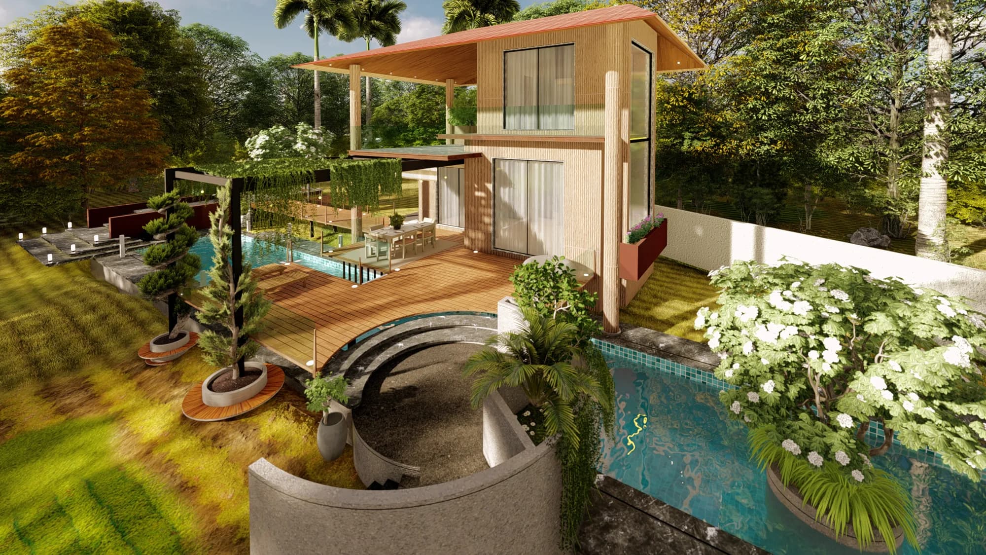 Karangiya Weekend Home, Gujarat — residence architecture project
